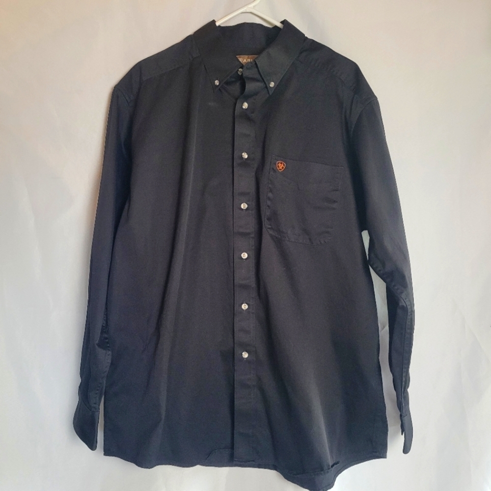 Ariat Men's Black Button-Down Shirt